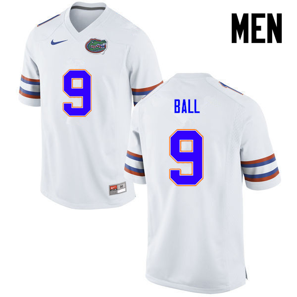 Men Florida Gators #11 Neiron Ball College Football Jerseys-White - Click Image to Close